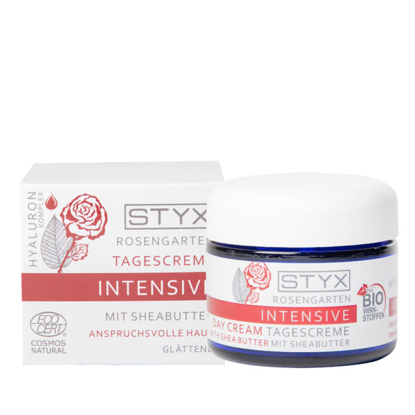20121 Rosengarten INTENSIVE Tagescreme GES 50ml Styx Rosengarden Κρέμα Ημέρας με Τριαντάφυλλο & Υαλουρονικό Οξύ 50ml