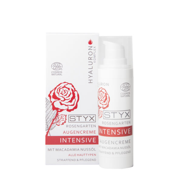 20177 Rosengarten INTENSIVE Augencreme GES 30ml Styx Rosengarden Κρέμα Ματιών με Τριαντάφυλλο & Υαλουρονικό Οξύ 30ml