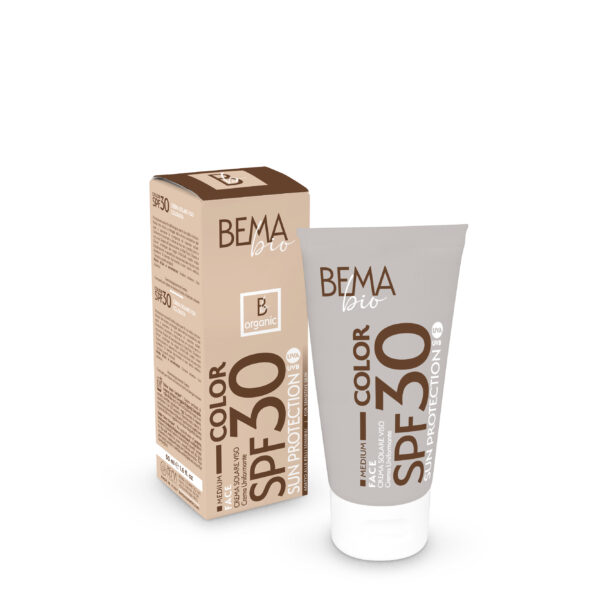 1106-BemaBio-Solari-Crema-Colorata-30 Bema Αντιηλιακή Κρέμα με Χρώμα SPF30 50ml