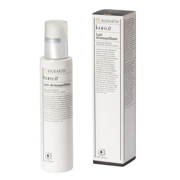 BioEarth Loom Γαλάκτωμα Καθαρισμού Προσώπου με 79% έκκριμα σαλιγκαριού 200ml