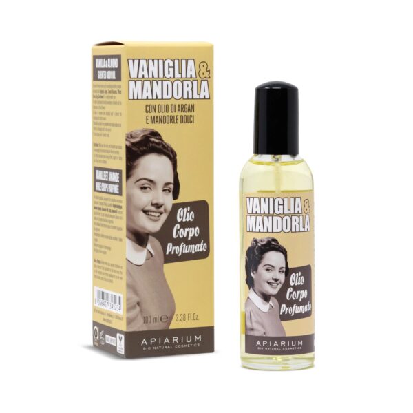vanilla oil Apiarium Vanilla & Almond Λάδι Σώματος 100ml