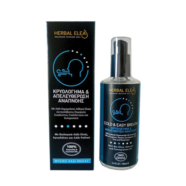 BioLeon Herbal Elea Λάδι για Κρυολόγημα και Ανακούφιση της Αναπνοής 100ml