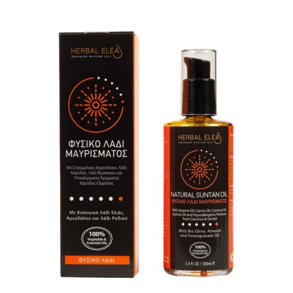 BioLeon Herbal Elea Φυσικό Λάδι Μαυρίσματος 100ml