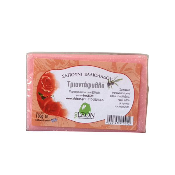 τριαντάφυλλο BioLeon Σαπούνι Ελαιολάδου με Τριαντάφυλλο 100gr