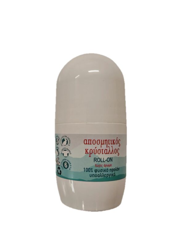 Roll-on Άοσμο BioLeon Αποσμητικός Κρύσταλλος σε Roll-On Άοσμο 50ml