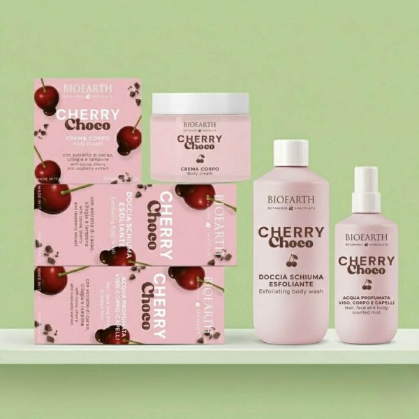 Cherry Choco Set (Αφρόλουτρο-Κρέμα Σώματος-Mist)