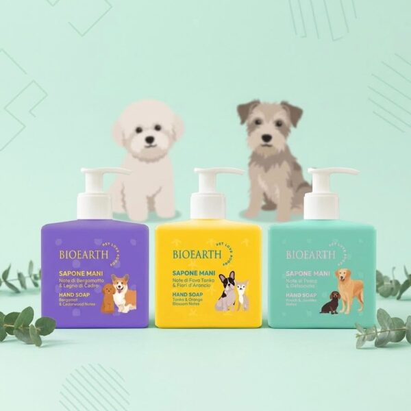 Προσφορά BioEarth Yγρά Σαπούνια Χεριών 3 τεμ. for Animal Lovers